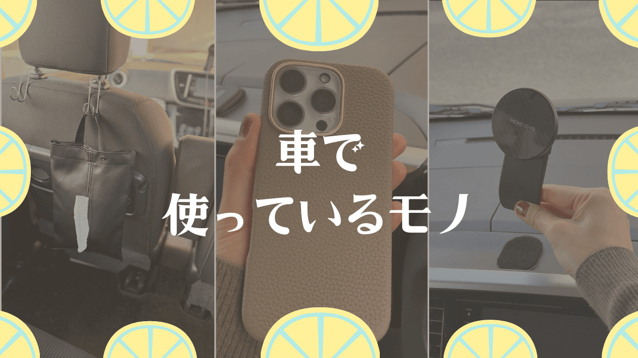 車で使っているもの